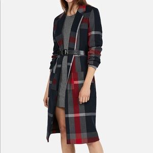 Plaid Car Coat